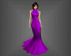 Purple Silk Dress