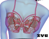 zv top pink butterfly