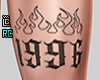 r. Tattoo Leg 1996