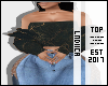 │BGold off shoulder