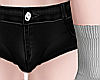 femboy blk grey short