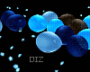 !!D Floor Balloons Blue
