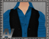BlueShirt with Waistcoat