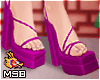 B | Heels Purple - Chine