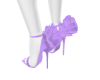 Lilac Pinstripe Heel DQJ