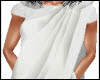 WHITE SARI DRESS