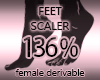 Foot Scale Resize 136%