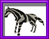 (sm) wild silver zebra