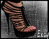 [E] Dark Sandals Black