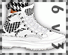 6v3| White Love Converse