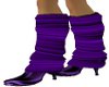 Leg Warmer Boots Purple