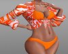 Orange Bikini w Top