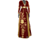 cK  Gown Burgundi Gold