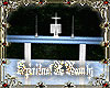 Blue/Wht wedding Altar