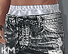 Grey Ripped Shorts