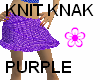 Knit Knak Purple Skirt