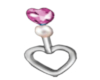 Eve Pink Heart Earings