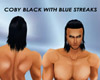 Coby Blue Black Hair