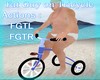Fat Guy on Blue Tricycle