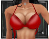 Unhooked Bra Red