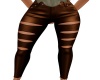 {LS} Brown Leather Pants