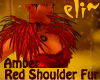 eli~ Amber Fur shoulder