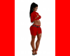Red Skirt Set Prego 8-9