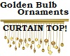 Golden Bulb Orniments