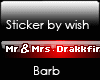 Vip Sticker Mr&Mrs. Drak