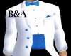 [BA] White & Blue Tux