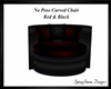 NP Curved Chair Red&Blk