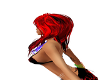 women red rave hair