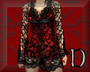 little lace dress ~ red