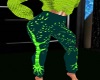 green tree sweat pants