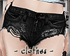 clothes - black shorts