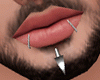 lip piercing