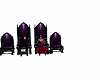 Purple&blk Marble Throne
