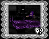 Purple Velvet Club Couch