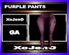 PURPLE PANTS