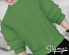 S. Sweater Green