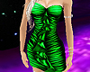 *T* Green Frilly Dress