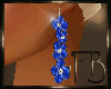 1FB~Blue Orchid Earrings