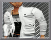 {EA} White STR Jacket