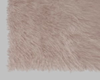 Glam Pale Pink Fur Rug
