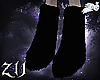 Z. Fur boots ✮ blk.