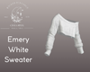 Emery White Sweater