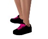 Black Shoes Pink Laces