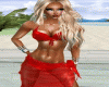 Summer Red Bikini