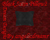 Black Satin Pillow 2