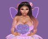 Purple Glitter Heart Avi
